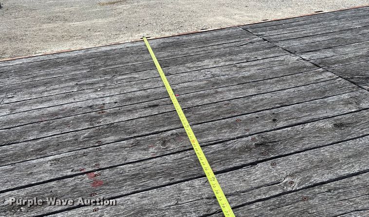 image for item EN5587 1982 Shop built equipment trailer