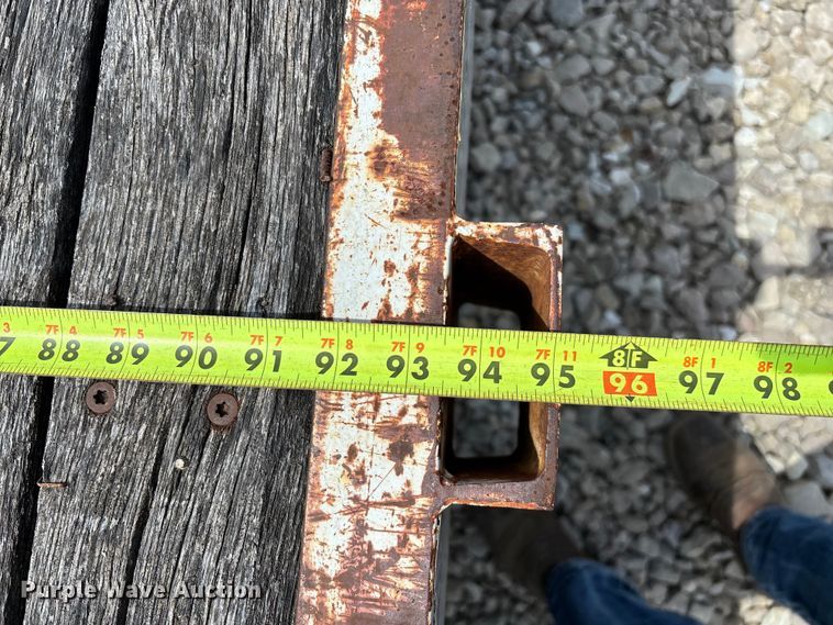 image for item EN5587 1982 Shop built equipment trailer