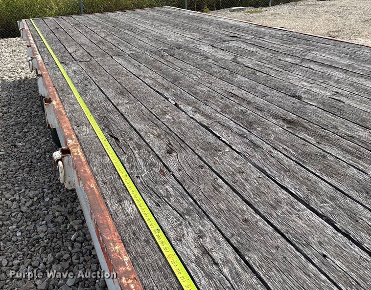 image for item EN5587 1982 Shop built equipment trailer