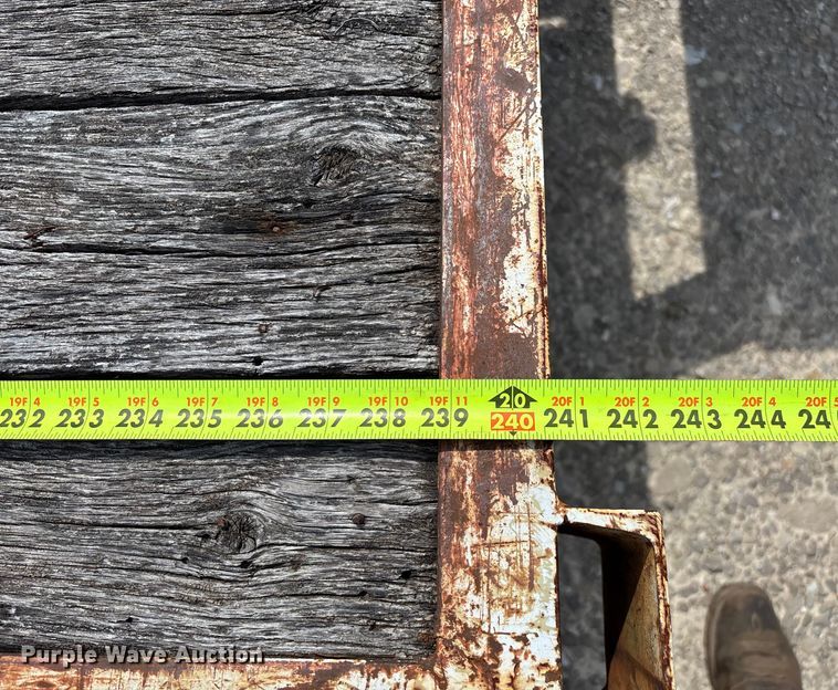 image for item EN5587 1982 Shop built equipment trailer