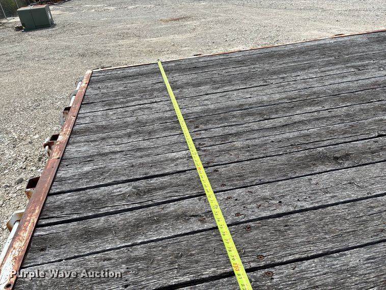 image for item EN5587 1982 Shop built equipment trailer