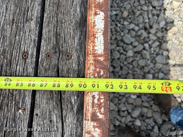 image for item EN5587 1982 Shop built equipment trailer