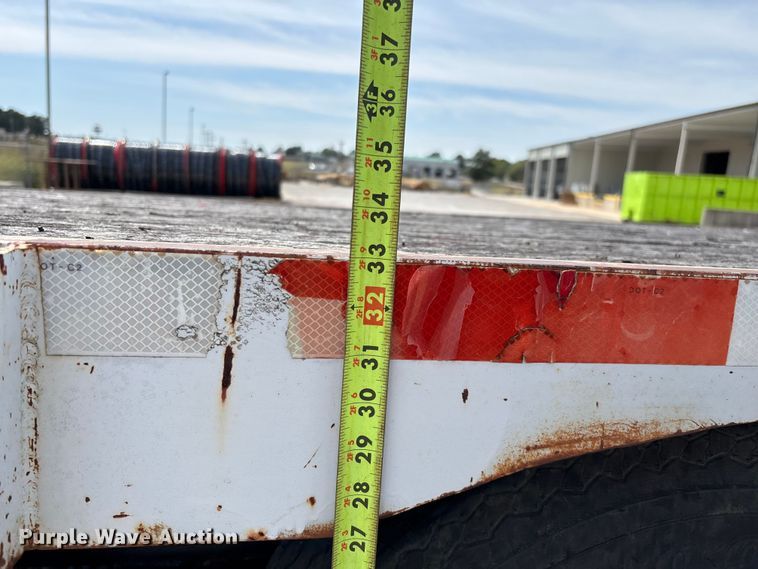 image for item EN5587 1982 Shop built equipment trailer