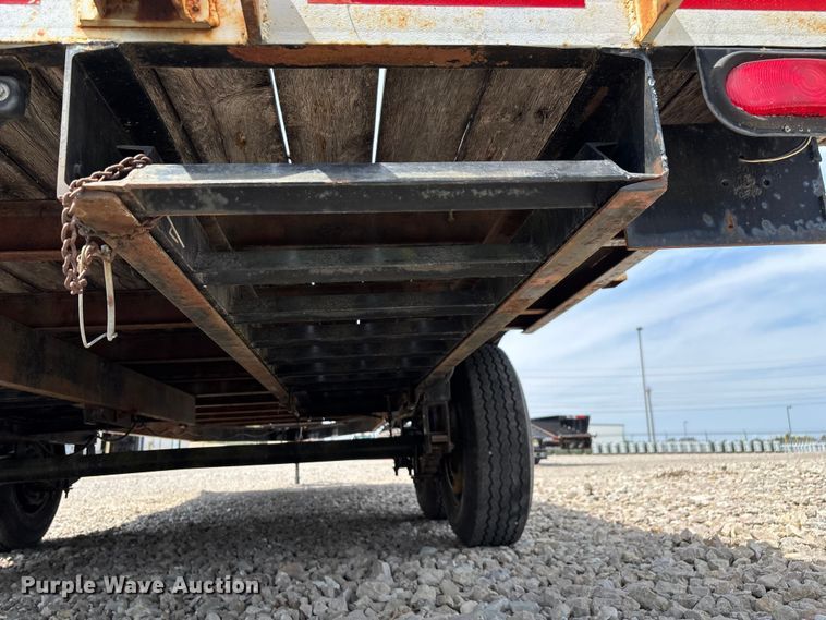 image for item EN5587 1982 Shop built equipment trailer