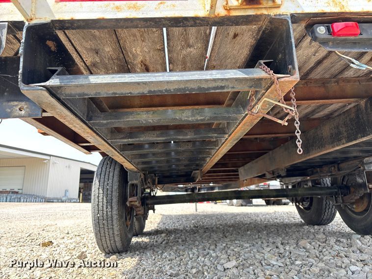 image for item EN5587 1982 Shop built equipment trailer