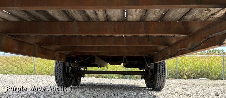 image for item EN5587 1982 Shop built equipment trailer
