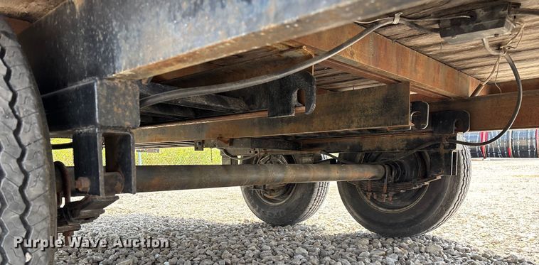 image for item EN5587 1982 Shop built equipment trailer