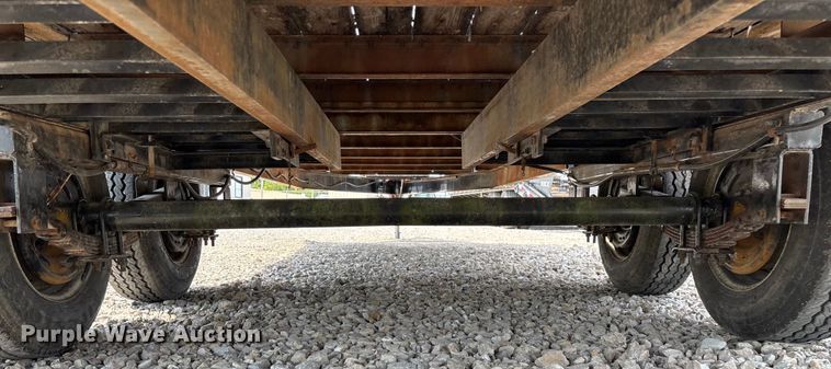 image for item EN5587 1982 Shop built equipment trailer