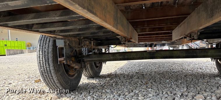 image for item EN5587 1982 Shop built equipment trailer