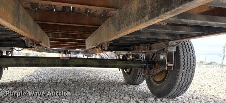 image for item EN5587 1982 Shop built equipment trailer