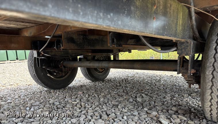 image for item EN5587 1982 Shop built equipment trailer