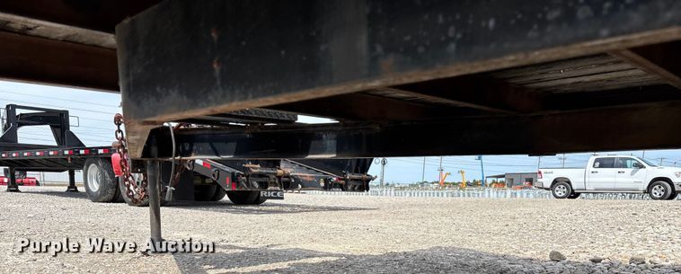 image for item EN5587 1982 Shop built equipment trailer