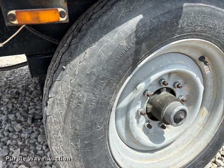 image for item EN5587 1982 Shop built equipment trailer