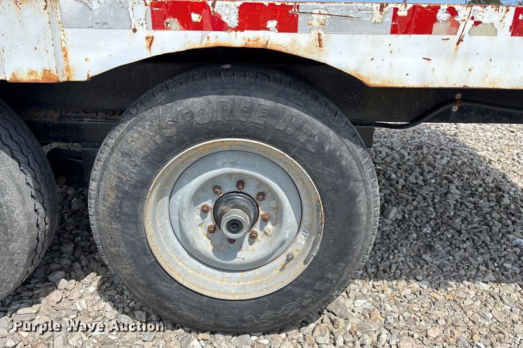 image for item EN5587 1982 Shop built equipment trailer