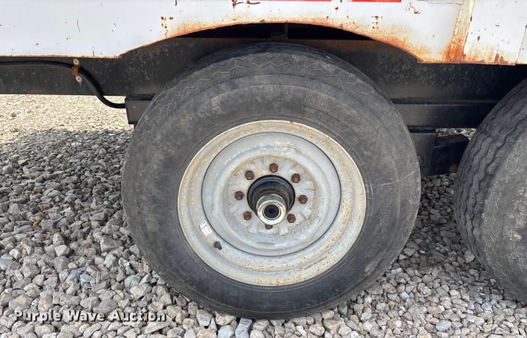 image for item EN5587 1982 Shop built equipment trailer