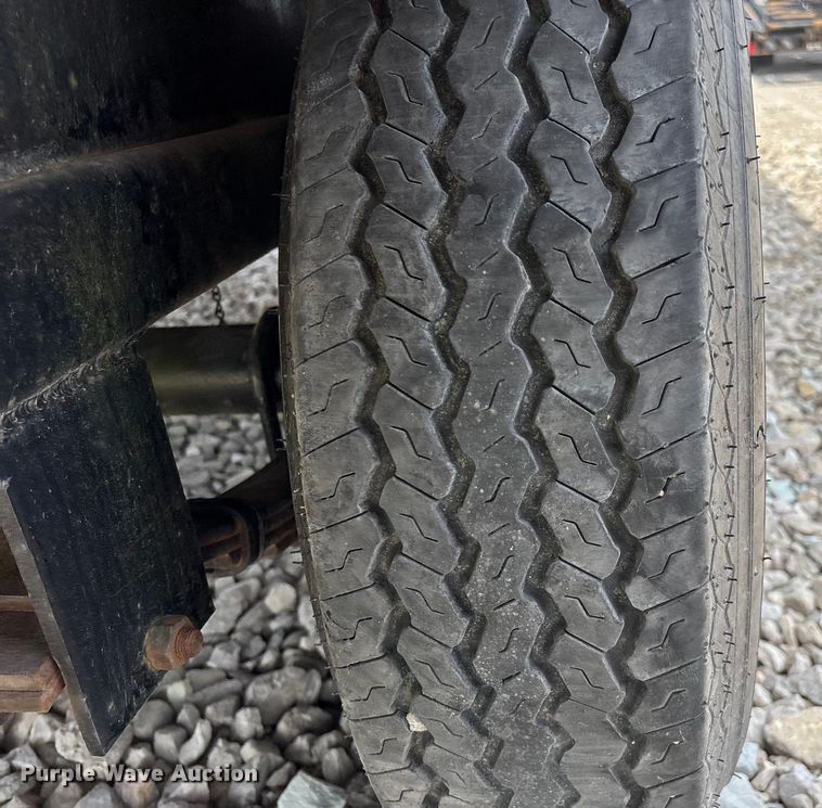 image for item EN5587 1982 Shop built equipment trailer