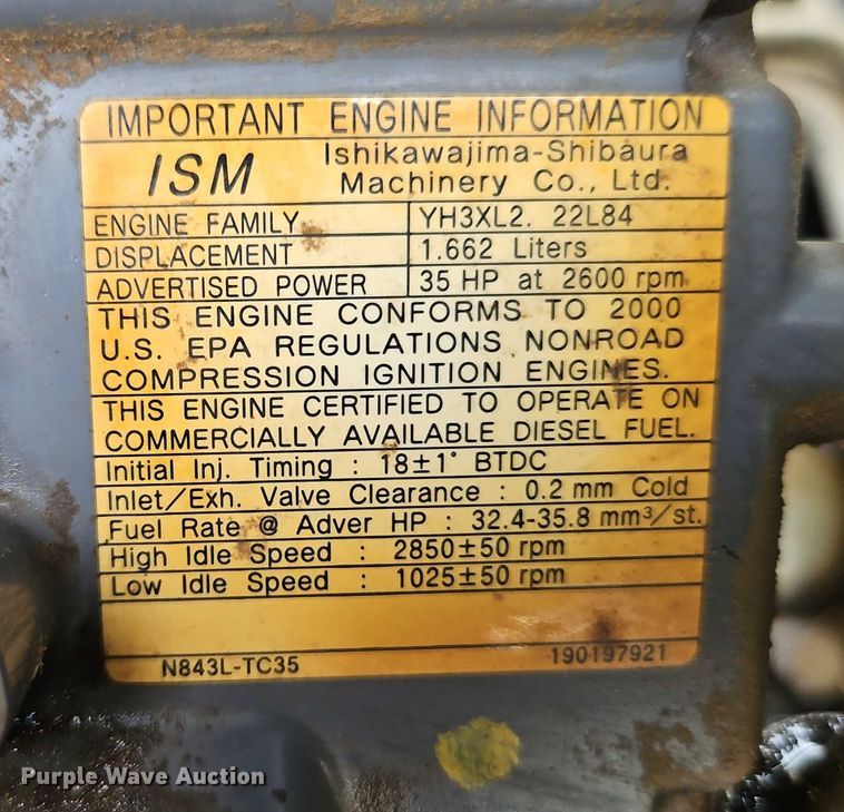 image for item EO4648 New Holland TC35D MFWD tractor