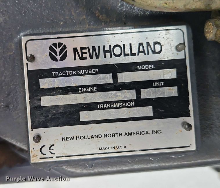 image for item EO4648 New Holland TC35D MFWD tractor