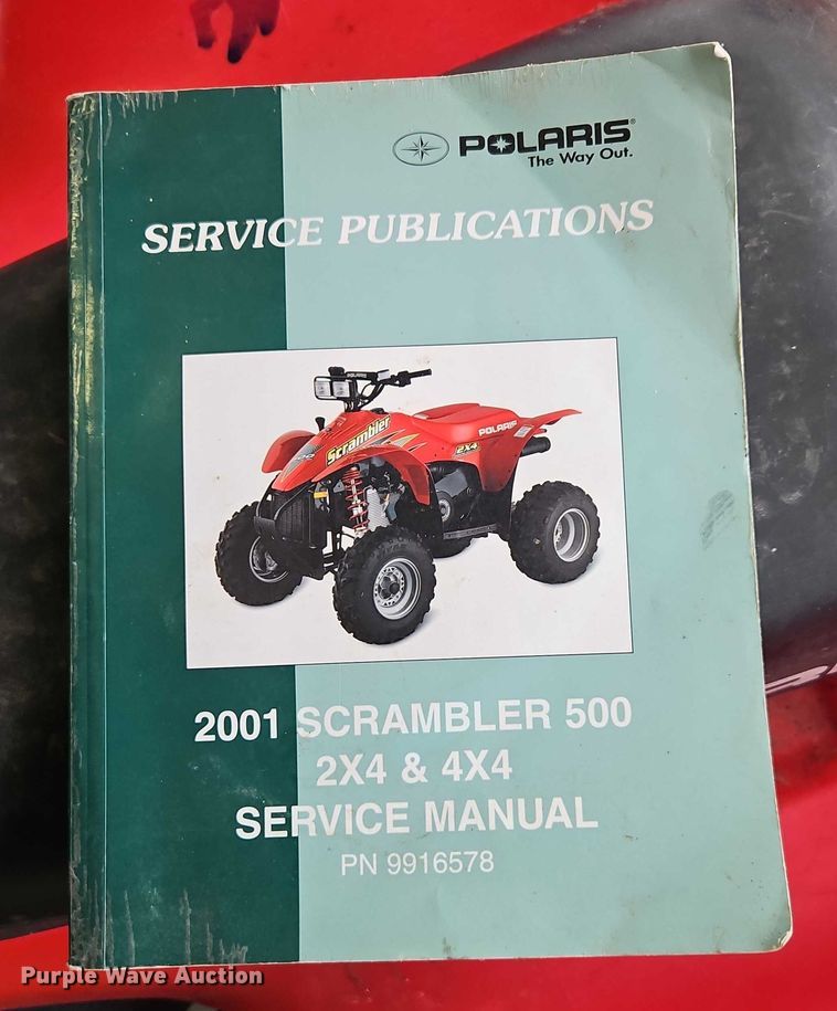 image for item EO4650 2001 Polaris Scrambled 500 ATV