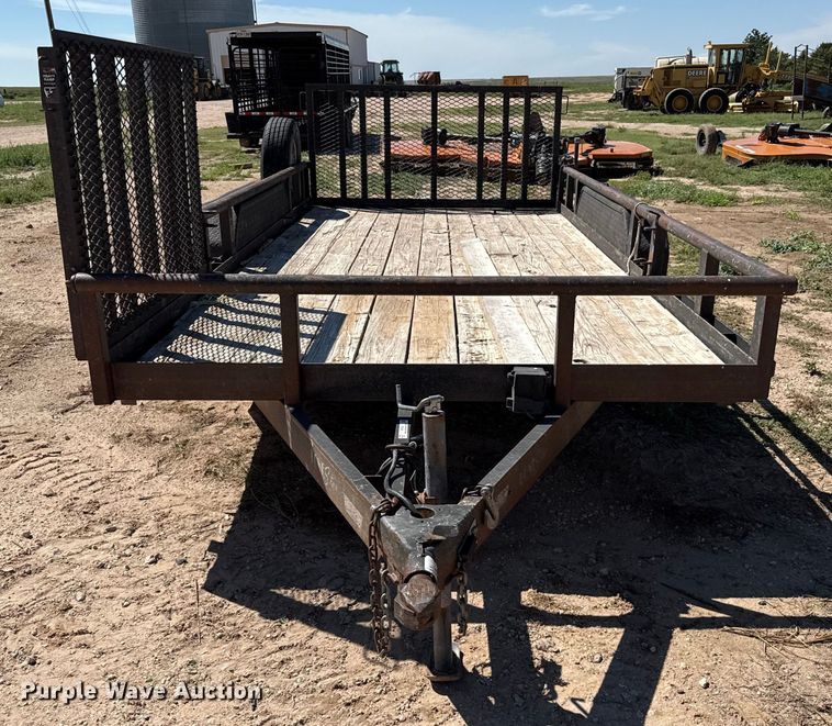 image for item EP0539 2015 Lone Star utility trailer