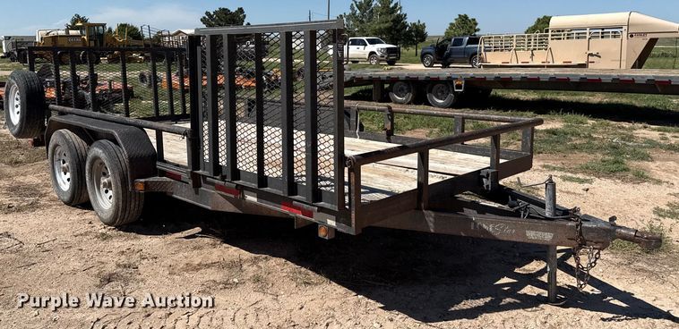 image for item EP0539 2015 Lone Star utility trailer
