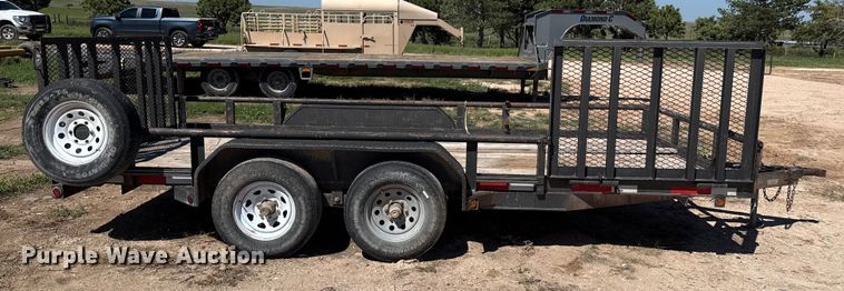 image for item EP0539 2015 Lone Star utility trailer