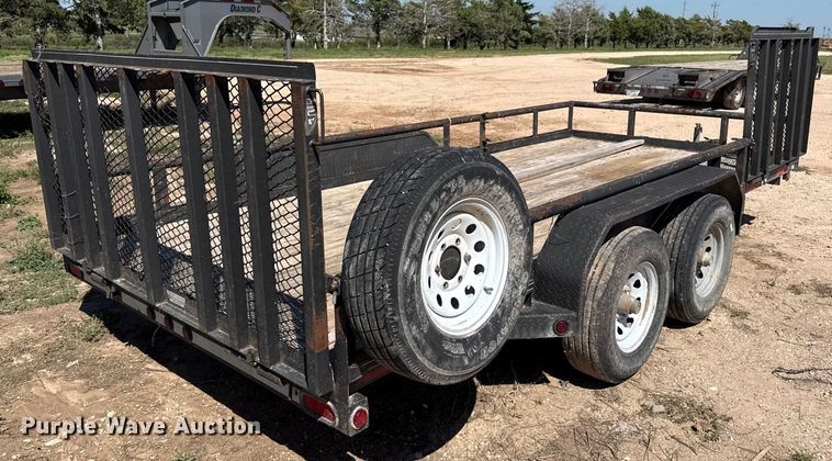 image for item EP0539 2015 Lone Star utility trailer