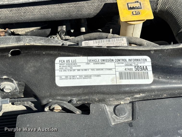 image for item ER0048 2016 Dodge Grand Caravan SXT van