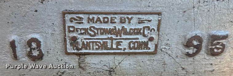 image for item ER0109 Peck Stow & Wilcox metal brake