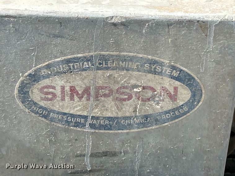 image for item ET3123 Simpson Contractor 3000 pressure washer