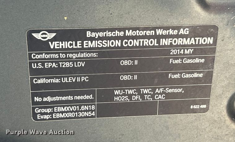 image for item ET3128 2014 Mini Cooper Countryman S 