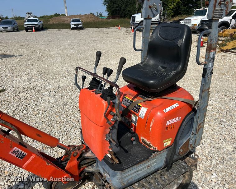 image for item ET3151 Kubota K008-3 mini excavator