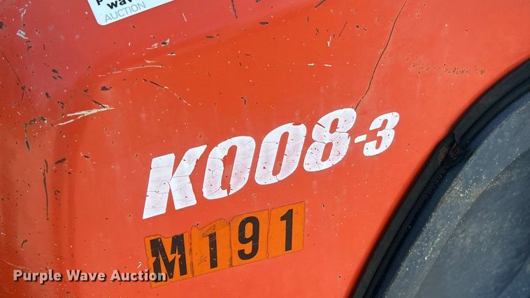 image for item ET3151 Kubota K008-3 mini excavator