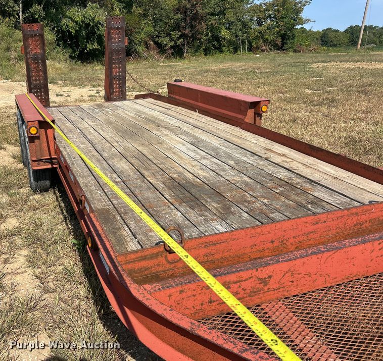 image for item ET3166 2009 Belshe WB14 equipment trailer