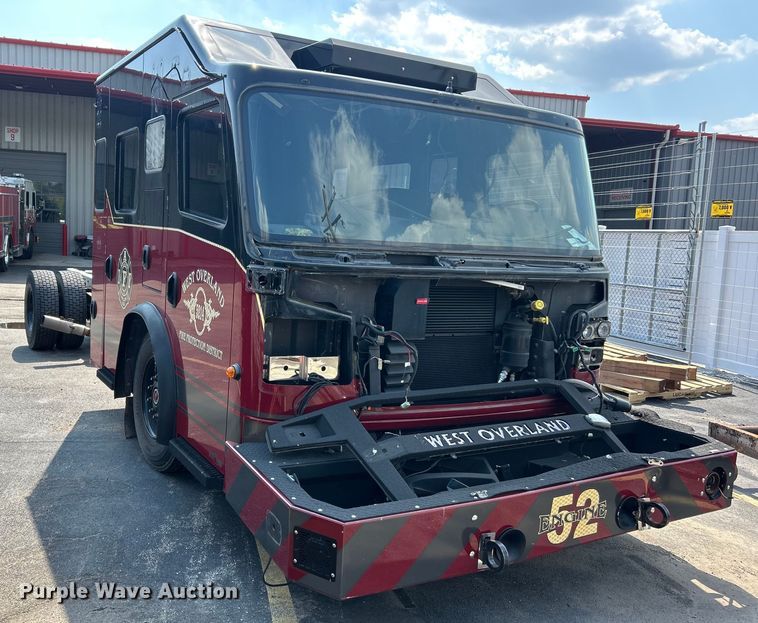 image for item ET3176 2017 Rosenbauer Motors fire truck cab and chassis