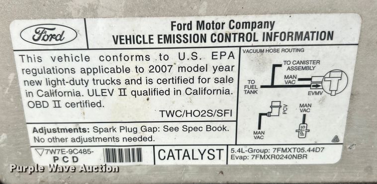 image for item ET3483 2007 Lincoln Mark LT SuperCrew pickup truck