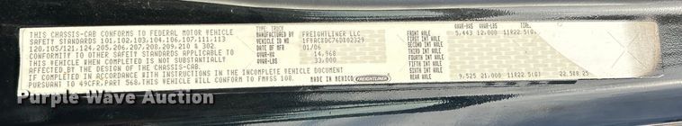 image for item ET3488 2006 Freightliner Business Class M2 refrigerated truck