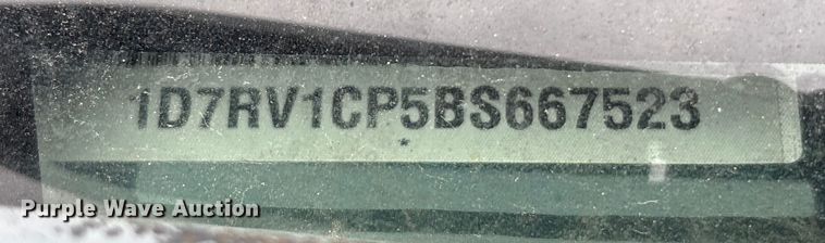 image for item ET4519 2011 Dodge Ram 1500 Crew Cab pickup truck