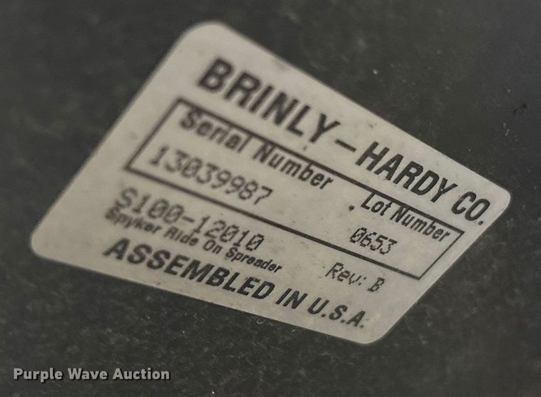 image for item EU0102 Brinly-hardy Spyker spreader applicator