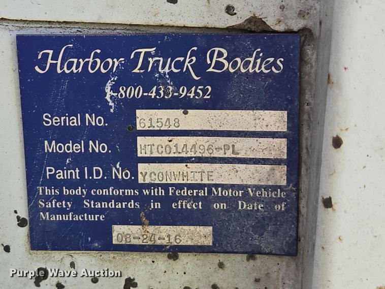 image for item EU2530 2016 Ford F450 Super Duty XL utility / service truck