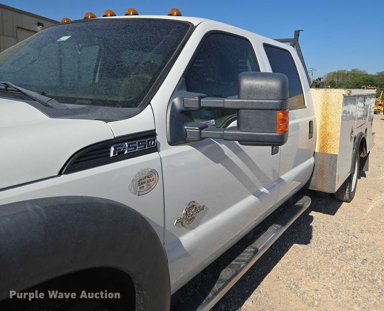 image for item EU3628 2012 Ford F550 Super Duty Crew Cab utility / service truck