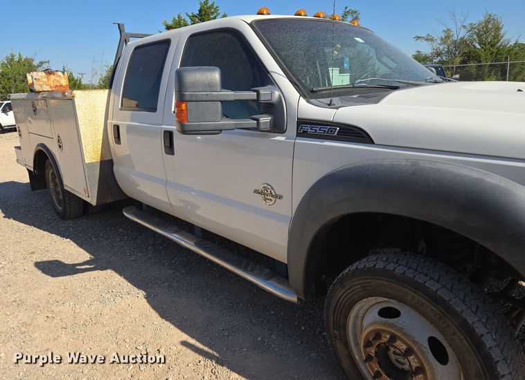 image for item EU3628 2012 Ford F550 Super Duty Crew Cab utility / service truck