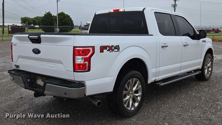 image for item EU3634 2019 Ford F150 XLT SuperCrew pickup truck