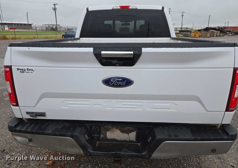 image for item EU3634 2019 Ford F150 XLT SuperCrew pickup truck