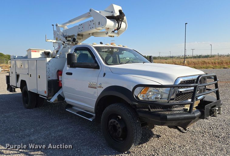 image for item EU3700 2016 RAM 5500 bucket truck