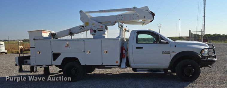 image for item EU3700 2016 RAM 5500 bucket truck