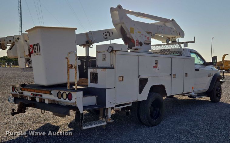 image for item EU3700 2016 RAM 5500 bucket truck