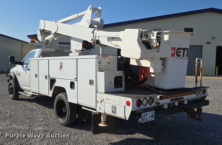 image for item EU3700 2016 RAM 5500 bucket truck