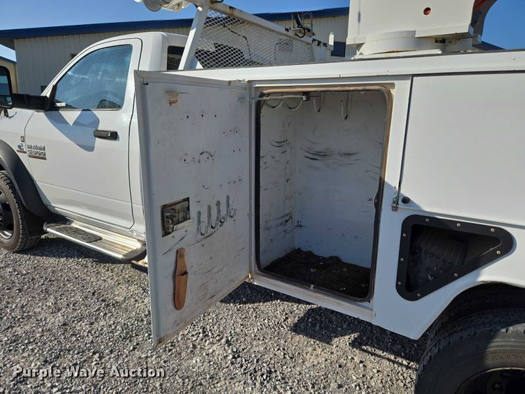 image for item EU3700 2016 RAM 5500 bucket truck