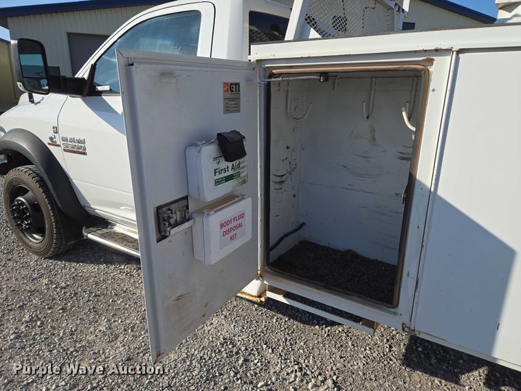 image for item EU3700 2016 RAM 5500 bucket truck